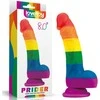 LOVETOY Prider Dildo 8.0'' Colorful