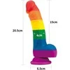 LOVETOY Prider Dildo 8.0'' Colorful