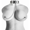 Lovetoy Harness apykaklė su speneliais ant grandinėlių bdsm