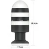 Lovetoy ANALINIS KAIŠTUKAS JUODA-BALTA SILIKONINIS ANALINIS KAIŠTUKAS 19,5 CM
