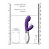Luna By Shots Shots Ares Rechargeable Intimate Massager, Dual Motors, 21.2 cm