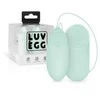 Luv Egg Žalias Remote-Controlled Silicone Intimate Device 12 Modes