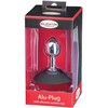 MALESATION Alu-Plug su siurbtuku mažas, chromuotas