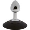 MALESATION Alu-Plug su siurbtuku mažas, chromuotas
