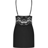 Obsessive Chemise &amp; Thong Juodas S/M - Refined Lace Nightwear Set