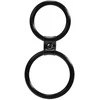 Pierścień- Me You Us Dual Ring Gaidžio žiedas Juodas