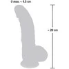 You2Toys Medicininis silikoninis dildo 20 cm