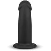 NO-PARTS Charlie Silicone Intimate Device 14.5 cm Juodas with Suction Base