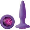 Ns novelties Ns naujovės Plug-GLAMS MINI PURPLE GEM