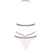 Obsessive Apatiniai drabužiai-Lilyanne body balta S/M