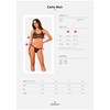 Obsessive Celia Noir komplet 2-częściowy M/L