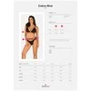 Obsessive Cobra Nive komplet 2-częściowy juoda L/XL