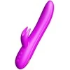 Ohh Šildomas vibratorius su sekso masažuokliu 20cm 10 režimų