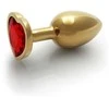 Ouch By Shots Rožinė Ouch! Heart Gem Intimate Jewelry Plug Small Sidabrinis-Rožinė Aluminum