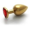 Ouch By Shots Ouch! Heart Gem Metal Intimate Plug Large - Jewel Base, Sidabrinis Finish