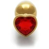 Ouch By Shots Ouch! Auksinė PLUG ZATYCZKA ANALNA KOREK METALOWY Z DIAMENTEM 9,3 CM