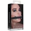 Ouch By Shots OUCH! Silicone Adjustable Bit Gag - Juodas, Classic Design