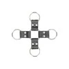 Ouch By Shots Ouch! Bonded Leather Hogtie System - Adjustable Hand &amp; Ankle Restraints