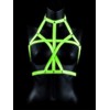 Ouch By Shots Ouch! Harness L/XL Glow-in-the-Dark Adjustable Body Priedas