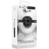 Ouch By Shots Ouch! Adjustable Breathable Ball Gag with Leather Straps Juodas