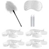 Ouch By Shots LoversPremium Honeymoon Bondage Kit Satin Cuffs &amp; Sensory Accessories Set