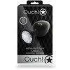 Ouch By Shots Round Gem Butt Plug - Large