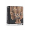 Ouch By Shots Ouch! Adjustable Leather Hand and Leg Cuffs with Soft Lining Juodas