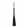 Ouch By Shots OUCH! Burgundy Faux Leather Impact Whip 38.5cm with Secure Handle