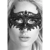 Ouch By Shots OUCH! Empress Royal Juodas Lace Mask - Lightweight Venetian Design