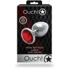 Ouch By Shots Ouch! METALOWY KOREK ANALNY PLUG Z DIAMENTEM 9,3 CM WODOODPORNY