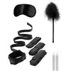 Ouch By Shots Bed Bindings Restraint System with Adjustable Velvet Cuffs &amp; Accessories