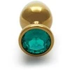 Ouch By Shots Ouch! Aliuminio Intimate Jewel Plug Medium - Sidabrinis, Gem Base