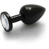 Ouch By Shots Ouch! Round Gem Aliuminio Plug Medium - Elegant Metal Design &amp; Jewel Base