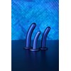 Ouch By Shots Ouch! Smooth Silicone Intimate Model 12 cm Metallic Suction Base
