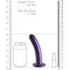 Ouch By Shots Oi! Smooth Silicone G-Spot Dildo - 6'' / 14,5 cm