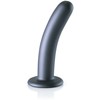 Ouch By Shots OUCH! Smooth Silicone Intimate Device 14.5 cm Metallic Finish Suction Cup
