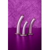 Ouch By Shots Ouch! Smooth Silicone Intimate Device 17 cm Metallic with Suction Cup