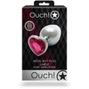 Ouch By Shots Ouch! Heart Gem Intimate Priedas Large - Metal, Jewel Base