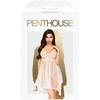 Penthouse Naughty Doll Babydoll Baltas S/M - Elegant Lace Lingerie Set