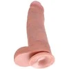 Pipedream King Cock su kamuoliukais 12 colių