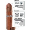Pipedream FXTP 2" prailgintas su kamuoliuku dirželiu, rudas
