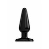 Shots Basic Series Anal Plug 10 cm with Suction Base, Juodas