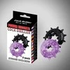 Power Escorts Cockdriller 2 pack juodas / violetinė 2 pack cockring 5 cm x 1,6 cm