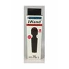 Power Escorts Iwand juodas įkraunamas silikoninis bodywand masažuoklis