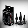 Power Escorts Plug - Anal Plug box 3 pack juodas