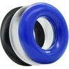 Power Escorts Ring-Donut Cockring 3 Pack-3 color mėlynas/clear/juodas