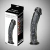 Power Escorts Rocket john juodas dildo 11,2 inch / 28,5 cm
