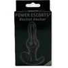 Power Escorts Silikoninis užpakalinis kištukas su laikikliu