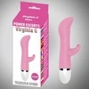 Power Escorts Virginia g pink 17 cm silikoninis vibruojantis 10 greičių