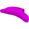 Pretty Love Delphini Finger Model - 10-Mode USB Silicone, Violetinė